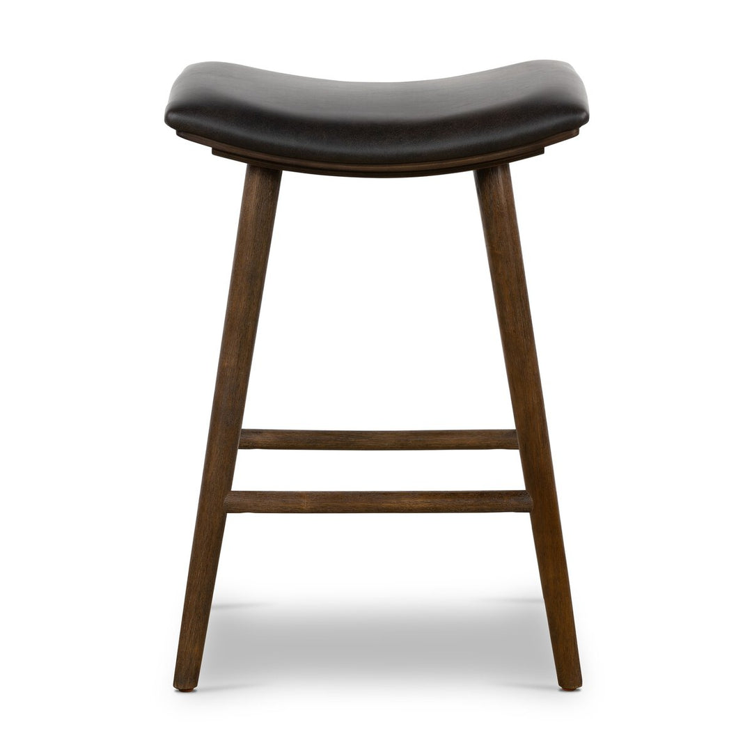 Liberty Bar + Counter Stool - Counter Stool - Distressed Black - Warm Parawood