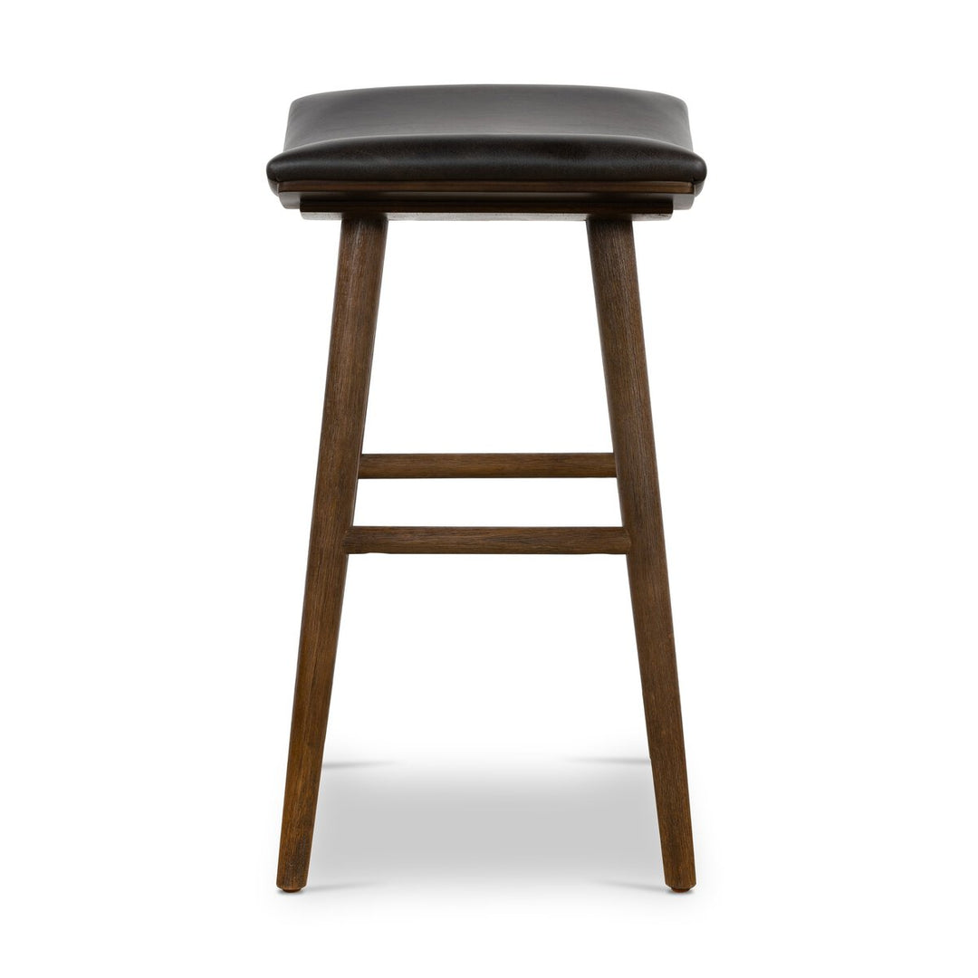 Liberty Bar + Counter Stool - Counter Stool - Distressed Black - Warm Parawood