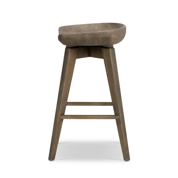 Paramore Swivel Bar + Counter Stool-Four Hands-FH-107657-005-Bar StoolsCounter-5-France and Son