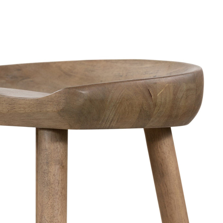 Bradley Bar Stool - Natural Matte