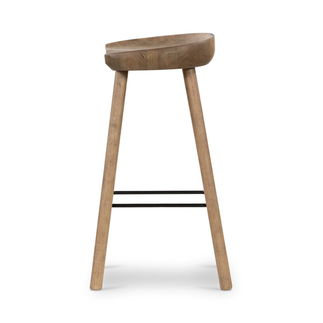 Bradley Bar Stool - Natural Matte