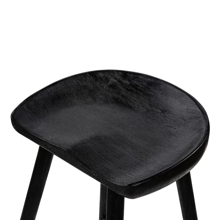 Bradley Counter Stool - Matte Black Parawood