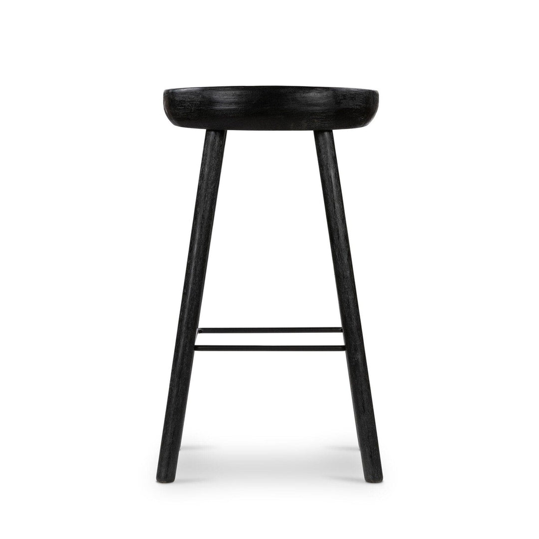 Bradley Bar Stool - Matte Black Parawood