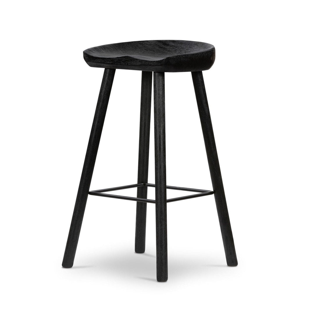 Bradley Bar Stool - Matte Black Parawood