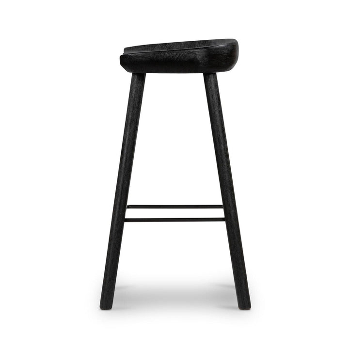 Bradley Bar Stool - Matte Black Parawood