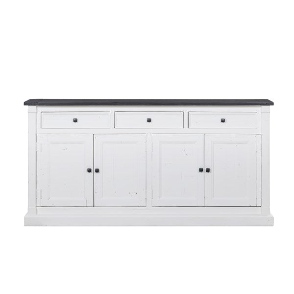 Cintra Sideboard-Four Hands-FH-VCID-02-4237-Sideboards & CredenzasLimestone White - Driftwood Natural Top-11-France and Son