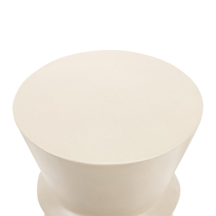 Nina End Table - Parchment White