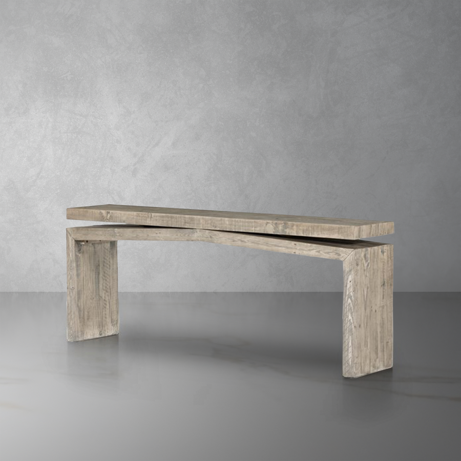Matthes Console Table-Four Hands-FH-107936-008-Console TablesRustic Natural - 79"-1-France and Son