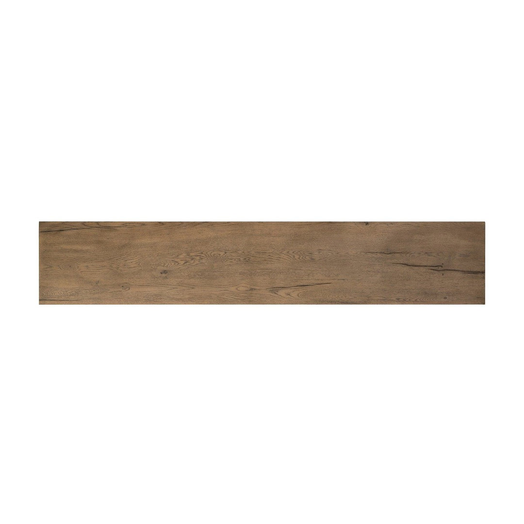 Bennett 79" Oak Console Table - Rustic Grey