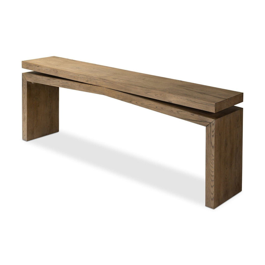 Bennett 79" Oak Console Table - Rustic Grey