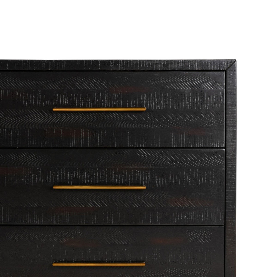 Sasha 6 Drawer Dresser - Burnished Black