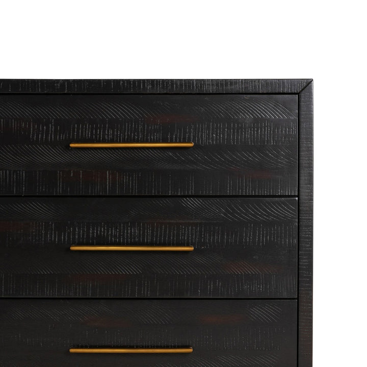 Sasha 6 Drawer Dresser - Burnished Black