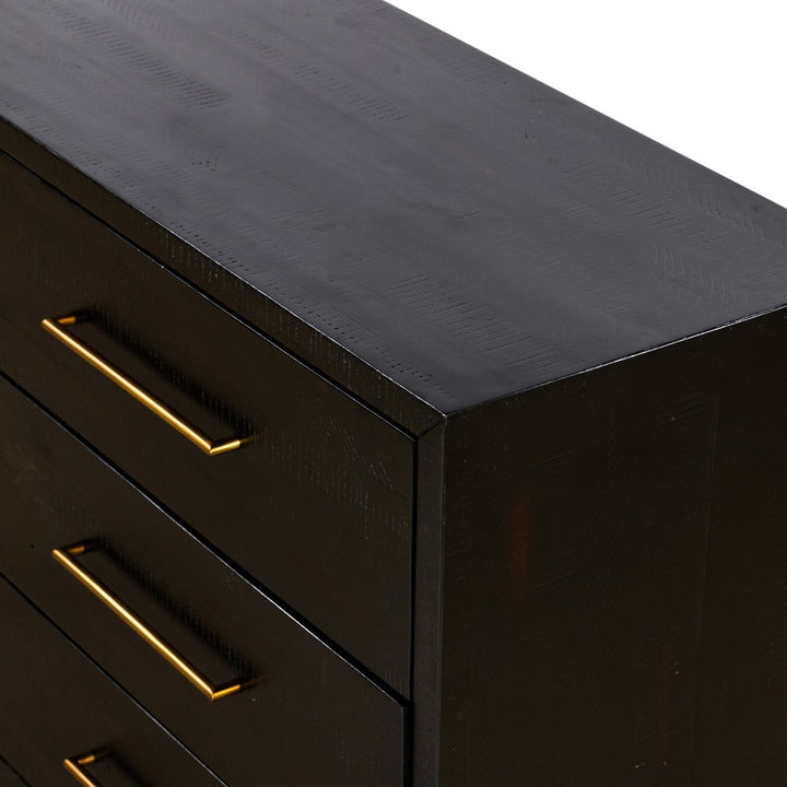 Sasha 6 Drawer Dresser - Burnished Black