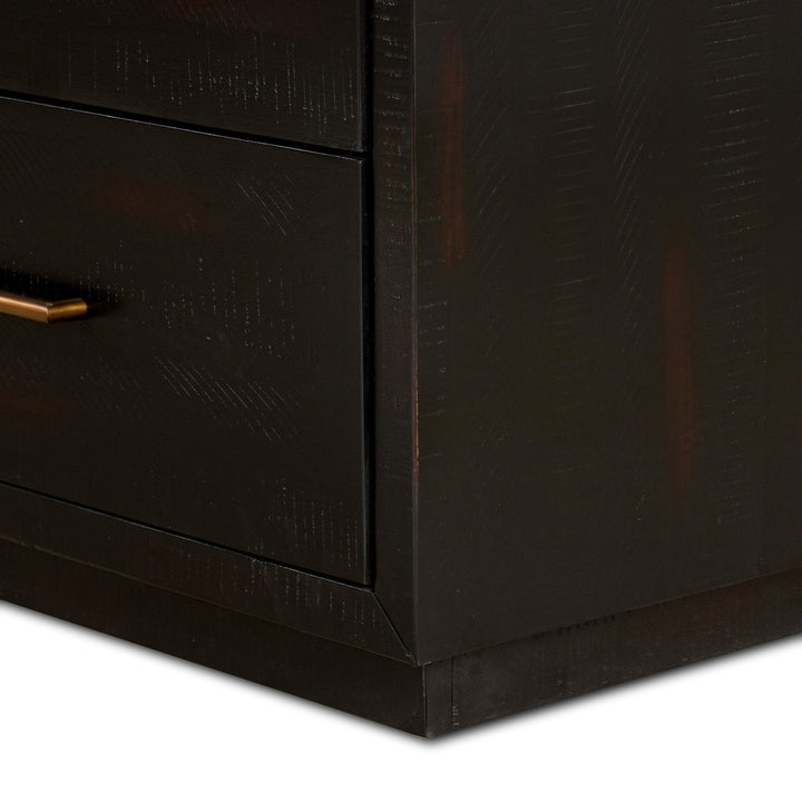 Sasha 6 Drawer Dresser - Burnished Black