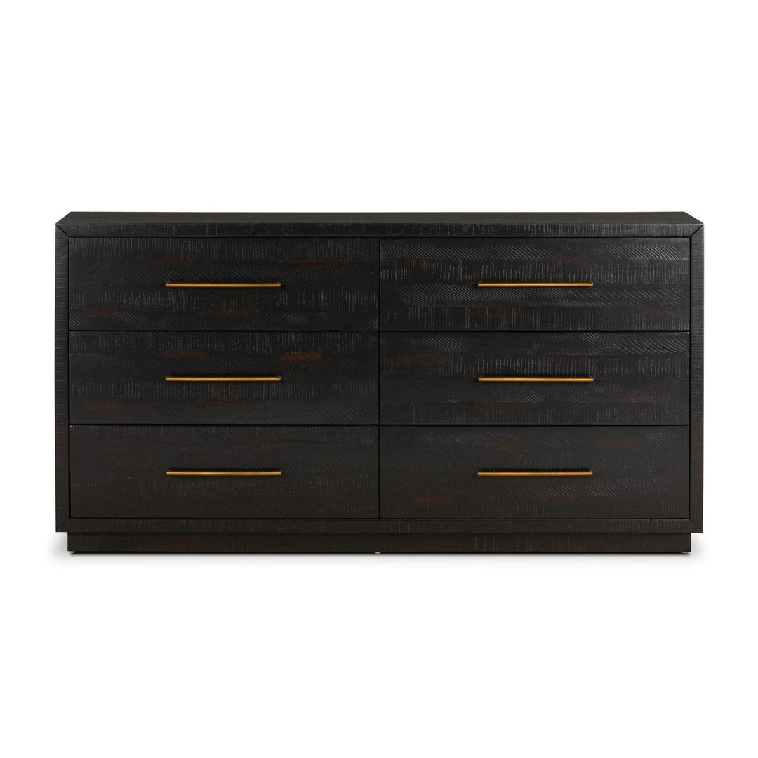 Sasha 6 Drawer Dresser - Burnished Black