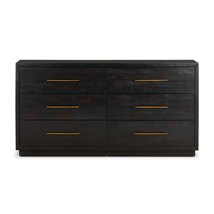 Sasha 6 Drawer Dresser - Burnished Black