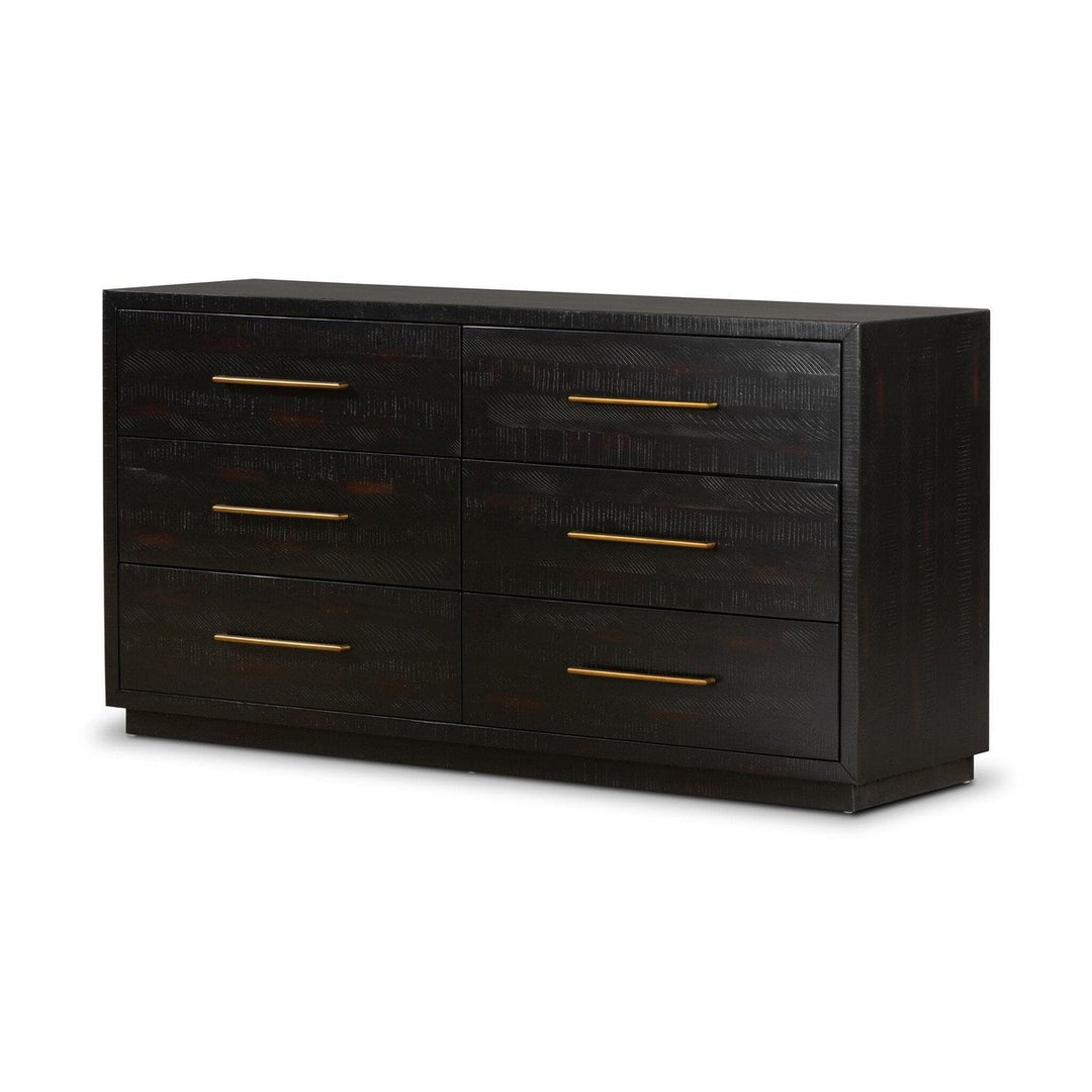 Sasha 6 Drawer Dresser - Burnished Black