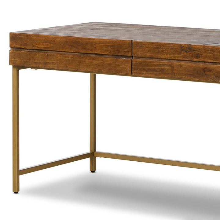 Turner Desk - Brass