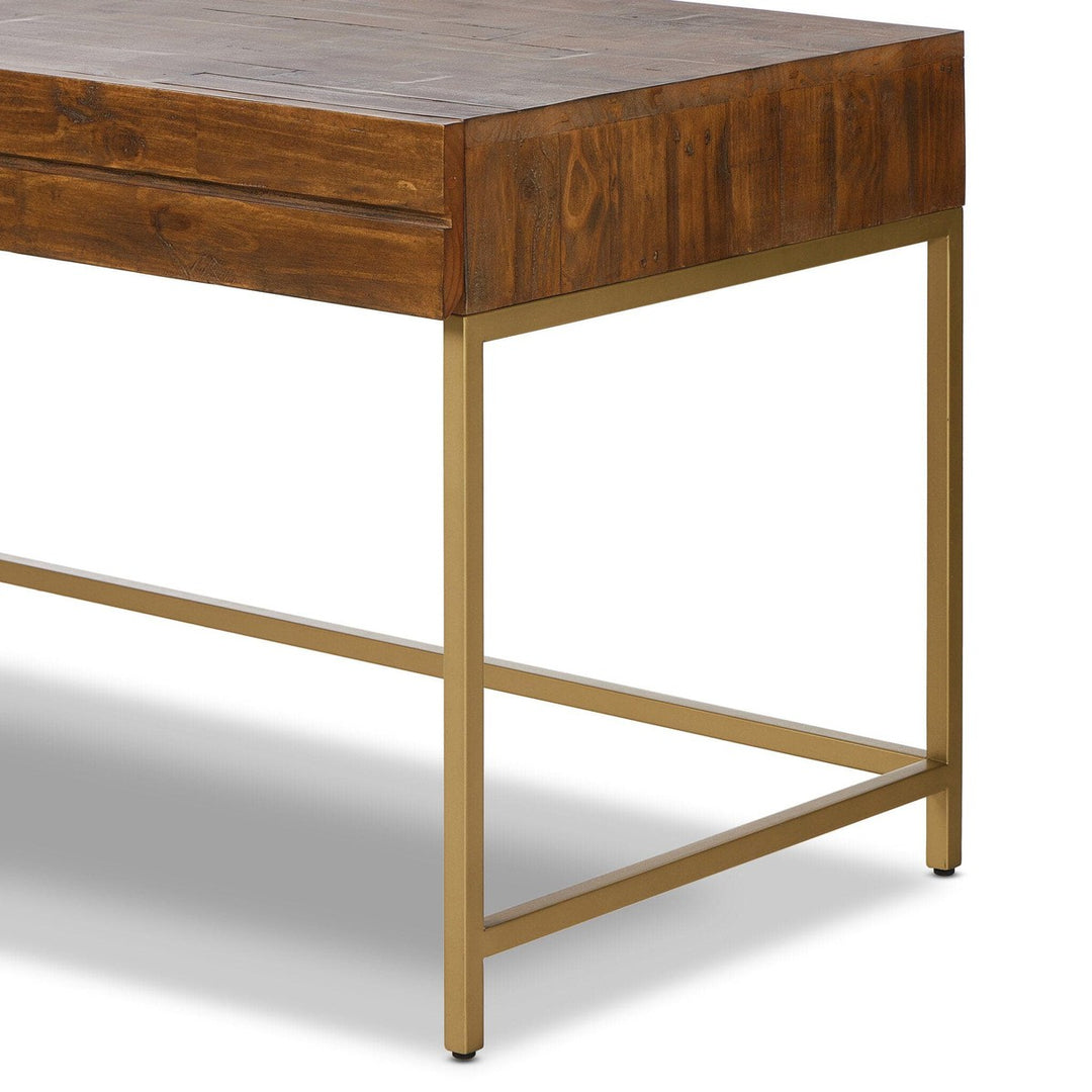 Turner Desk - Brass