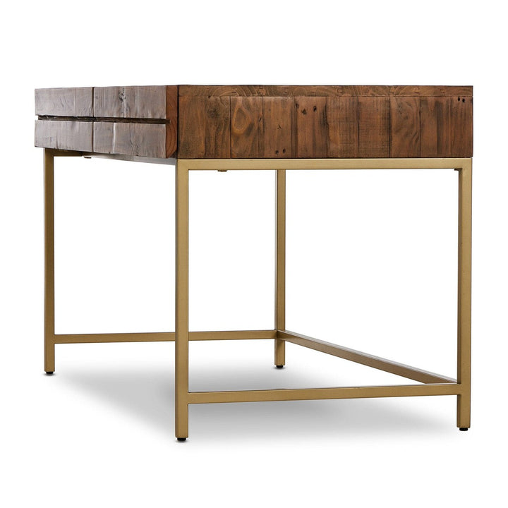 Turner Desk - Brass