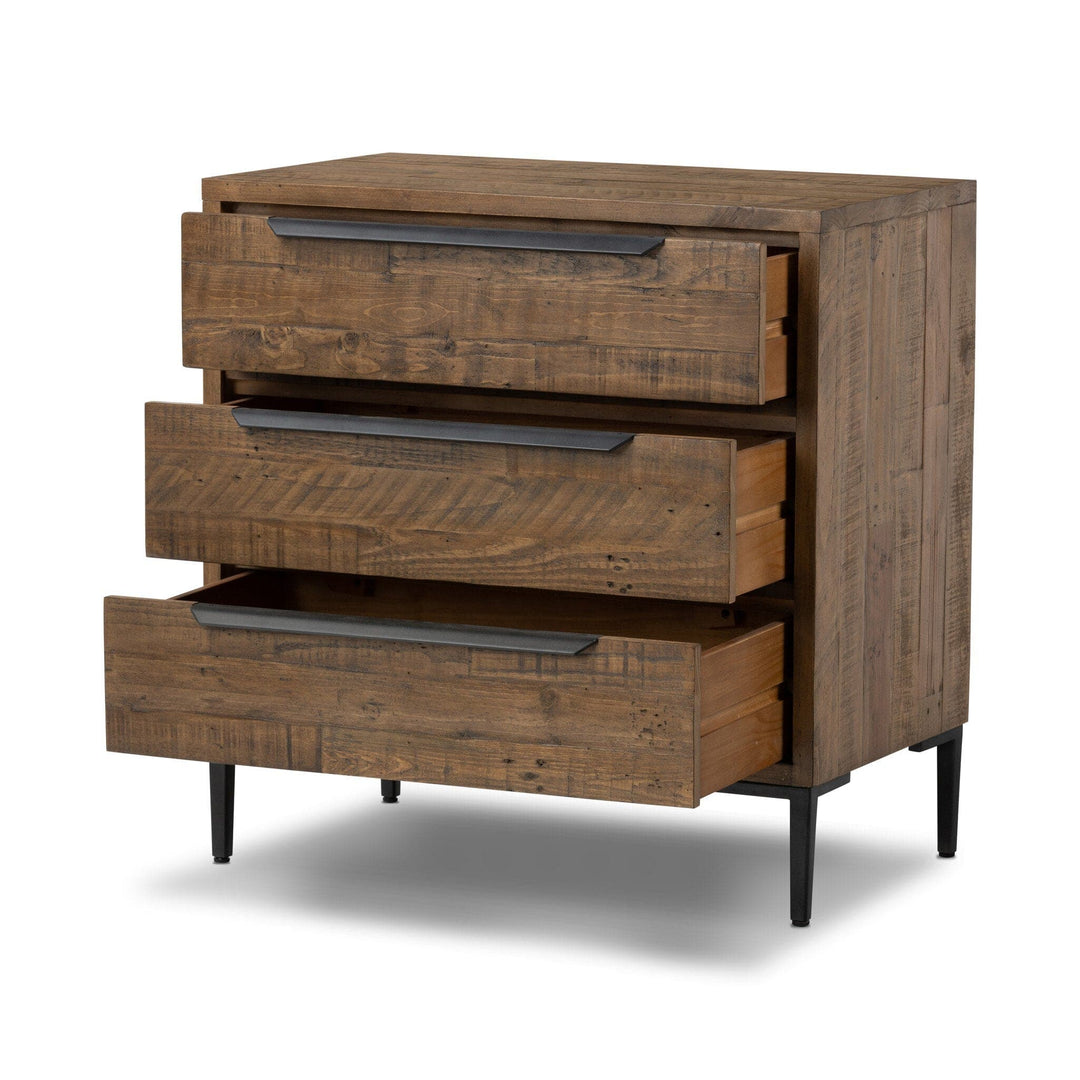 Wyeth 3 Drawer Dresser - Rustic Sandalwood