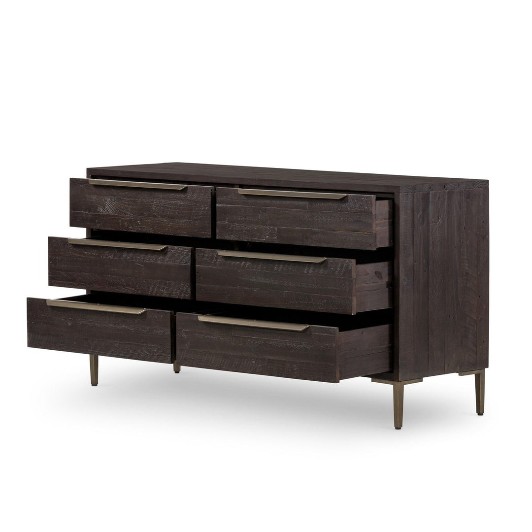 Wyatt 6 Drawer Dresser - Dark Carbon