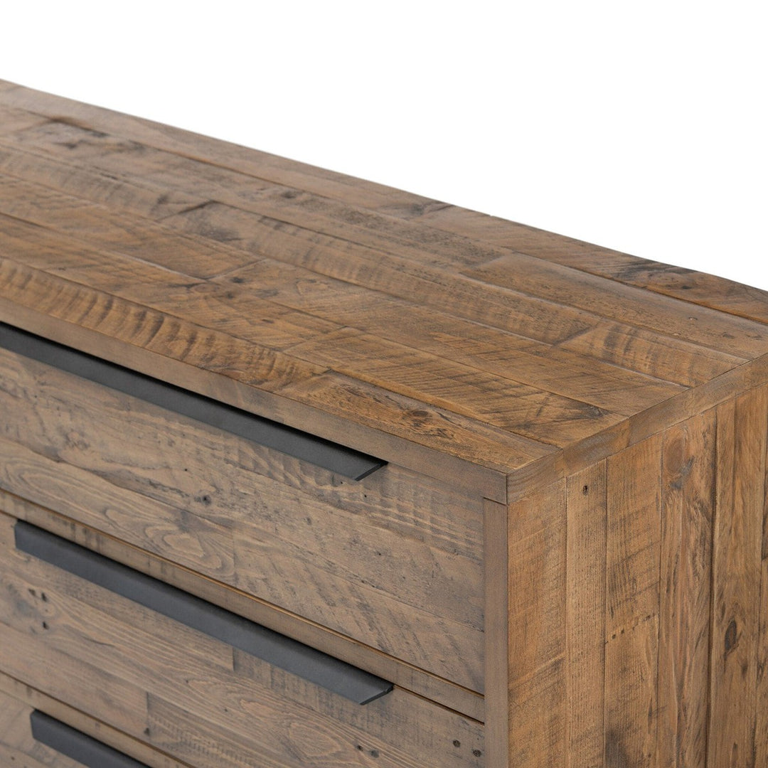 Wyatt 6 Drawer Dresser - Rustic Sandalwood