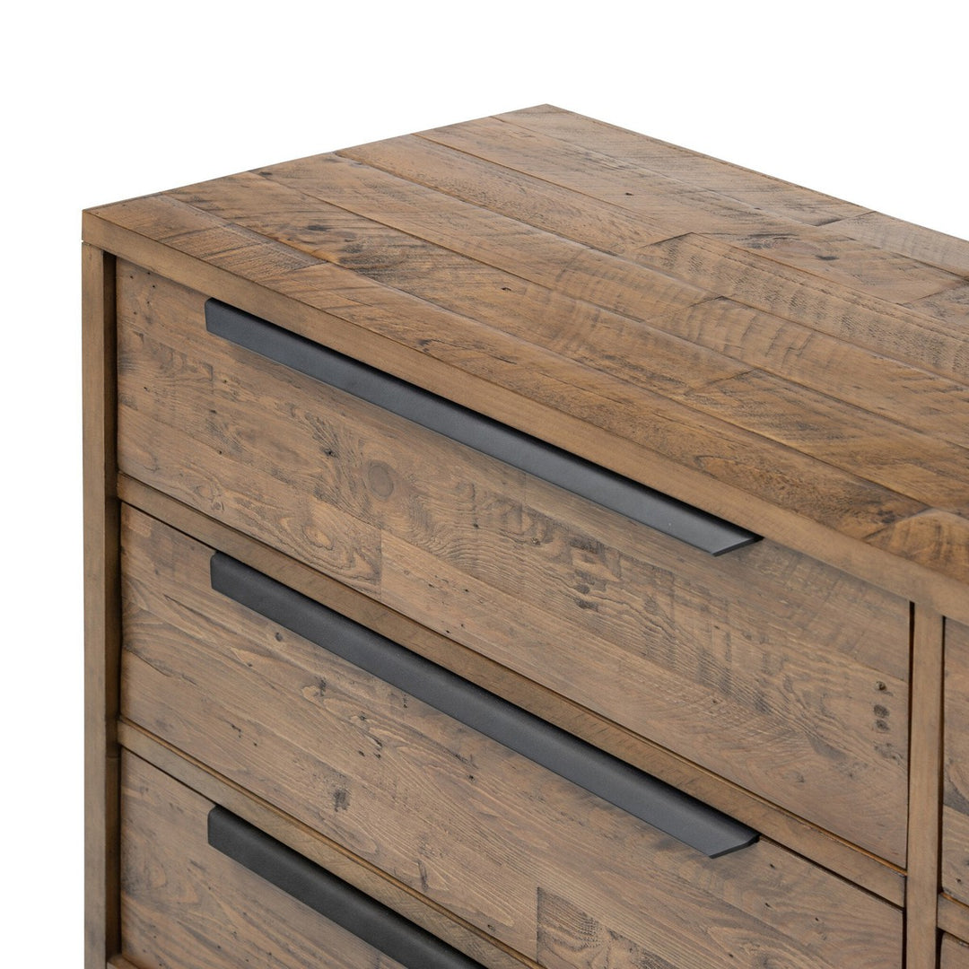 Wyatt 6 Drawer Dresser - Rustic Sandalwood