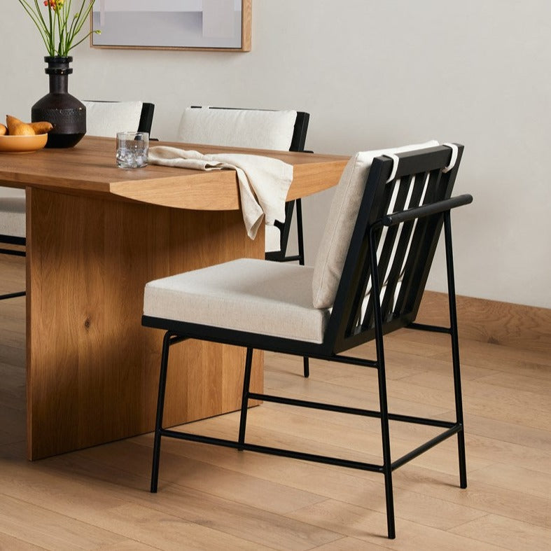 Crete Dining Chair-Four Hands-STOCKR-FH-108419-003-Dining ChairsSaville Flax-7-France and Son