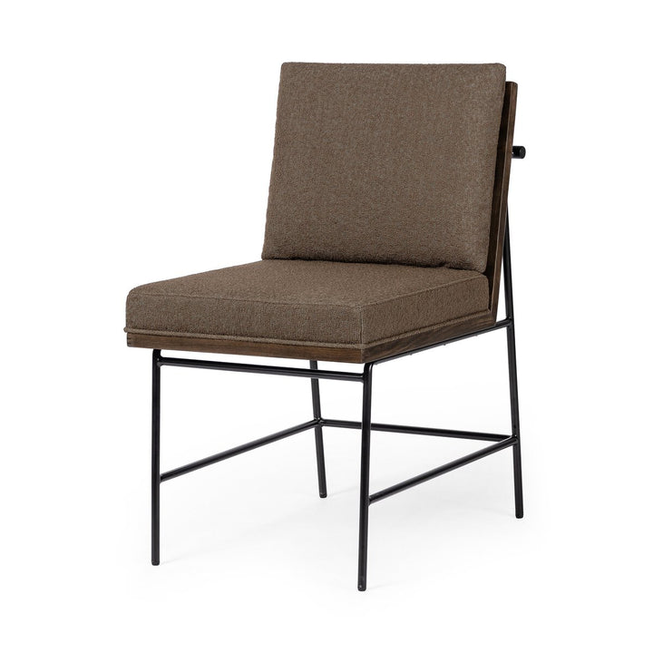 Rhodes Dining Chair - Fiqa Boucle Cocoa