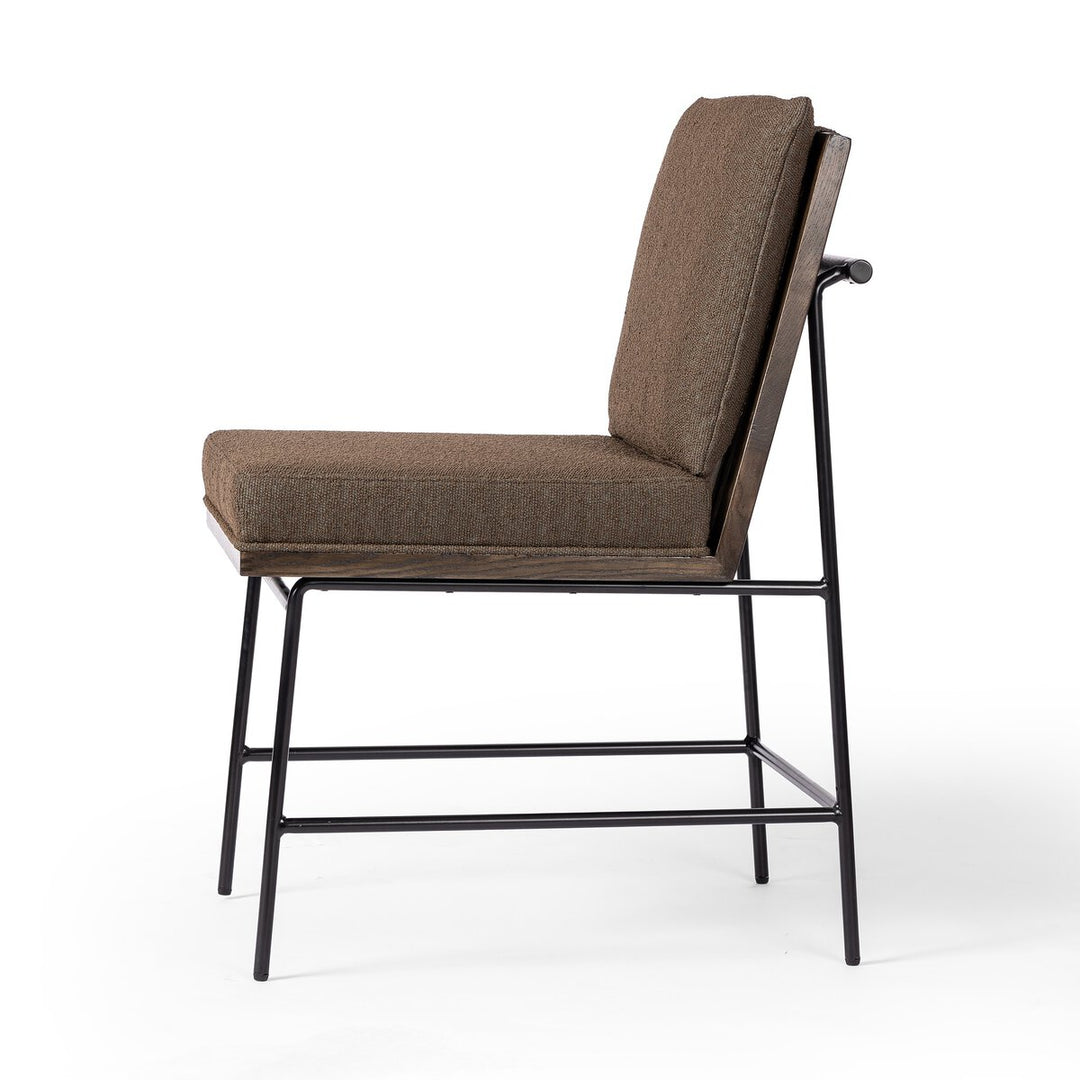 Rhodes Dining Chair - Fiqa Boucle Cocoa