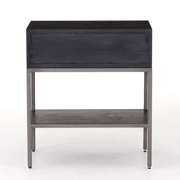 Troy Nightstand - Black Wash Poplar