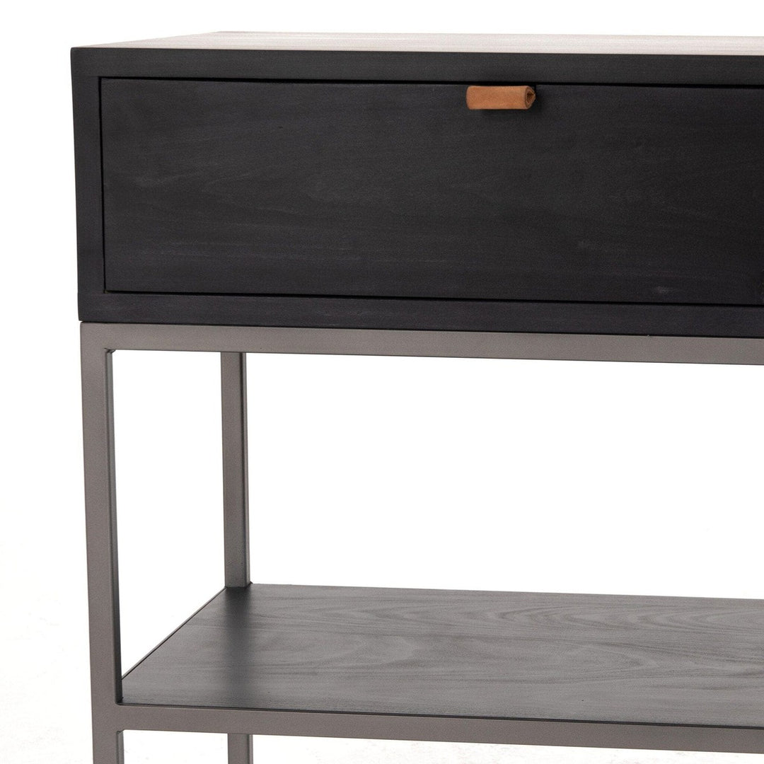 Troy Nightstand - Black Wash Poplar