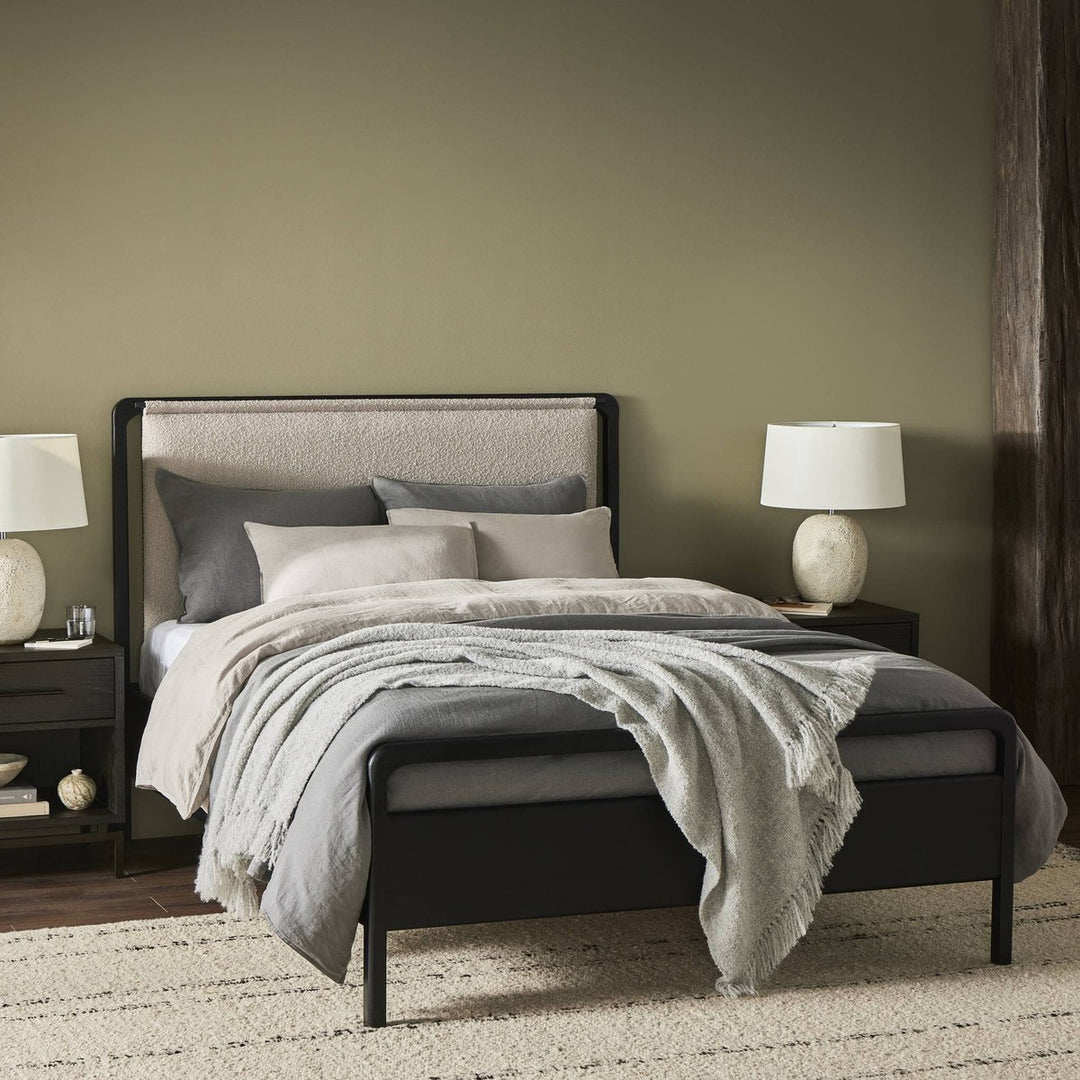 Rosewood Bed - Knoll Sand - Queen