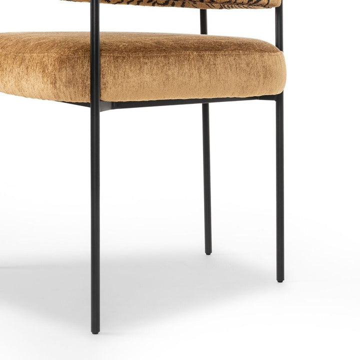 Carrie Dining Chair: Balkan Ochre