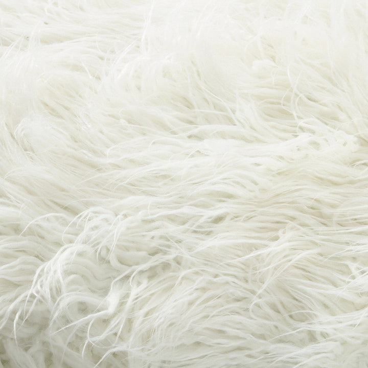 Caroline Bench - Mongolian Cream Fur