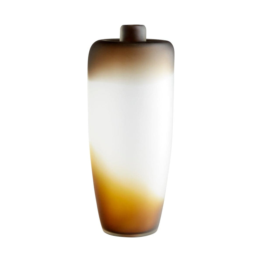 Jaxon Vase - Amber Swirl - Small-Cyan Design-CYAN-10858-Vases-1-France and Son