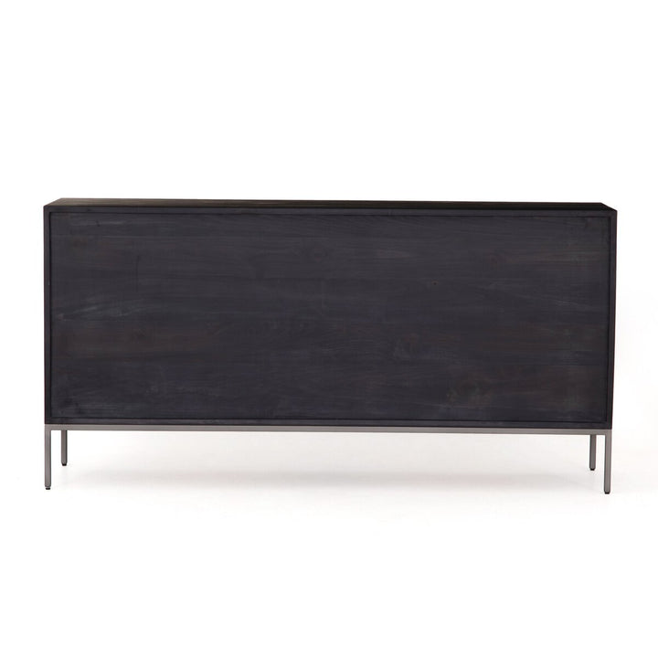 Troy 7 Drawer Dresser - Black Wash Poplar