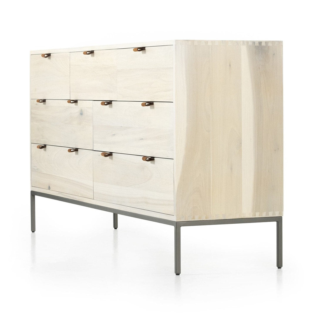 Troy 7 Drawer Dresser - Dove Poplar