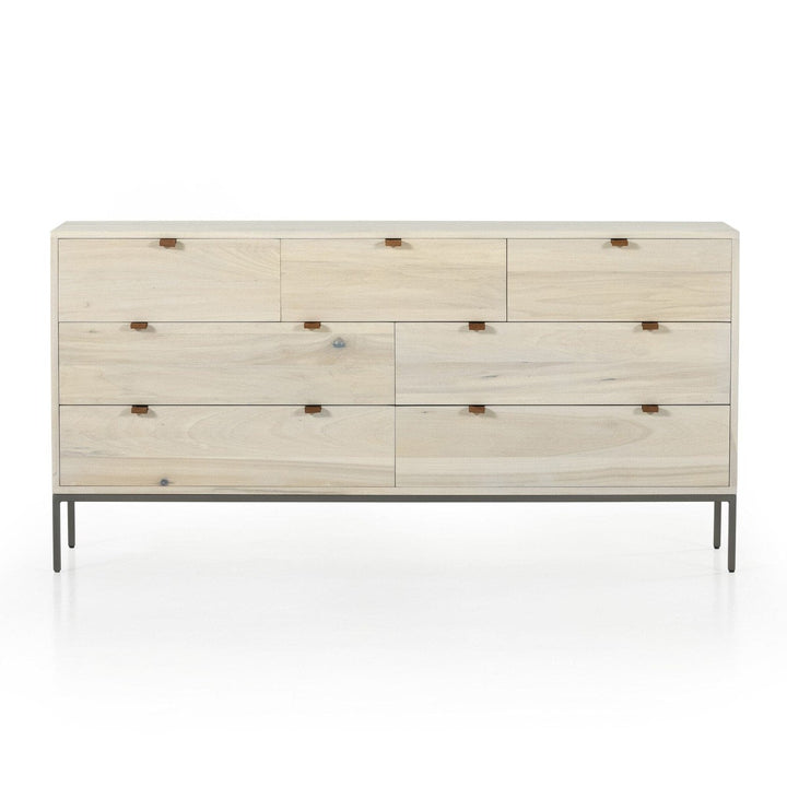 Troy 7 Drawer Dresser - Dove Poplar