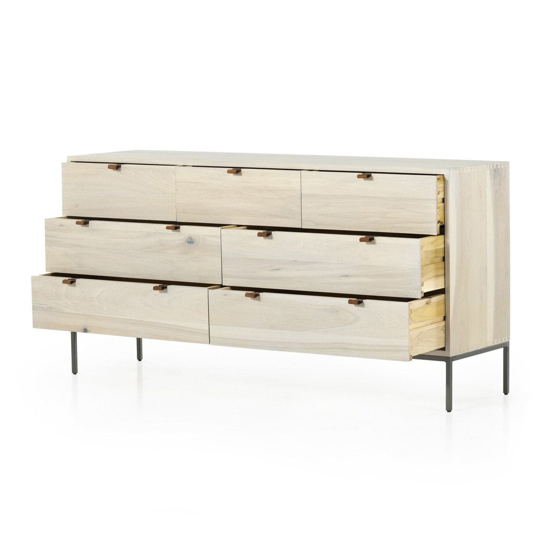 Troy 7 Drawer Dresser - Dove Poplar