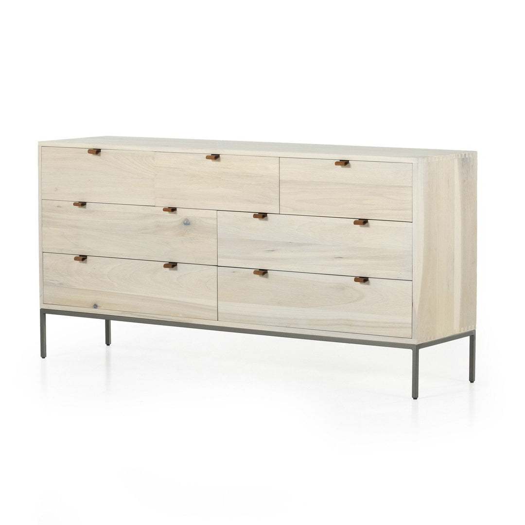 Troy 7 Drawer Dresser - Dove Poplar