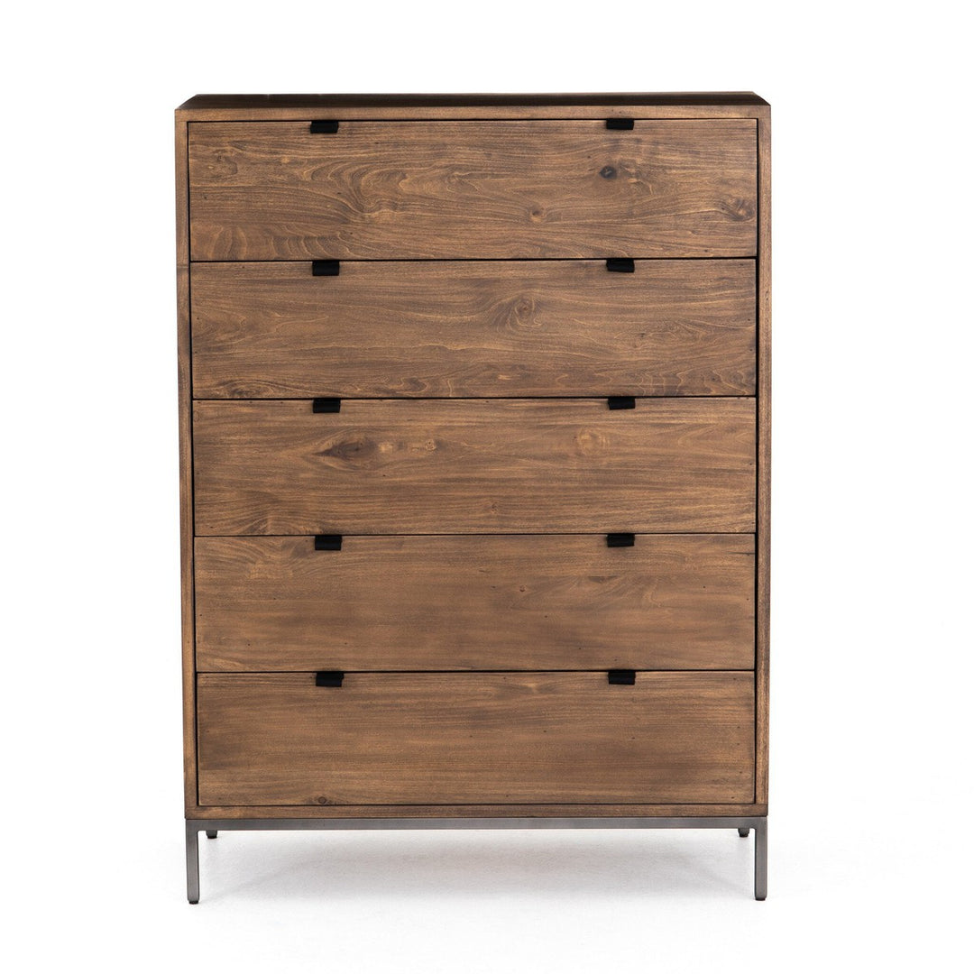 Troy 5 Drawer Dresser - Auburn Poplar