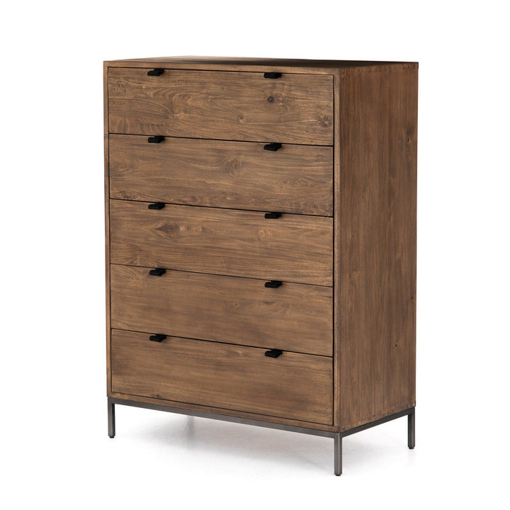 Troy 5 Drawer Dresser - Auburn Poplar