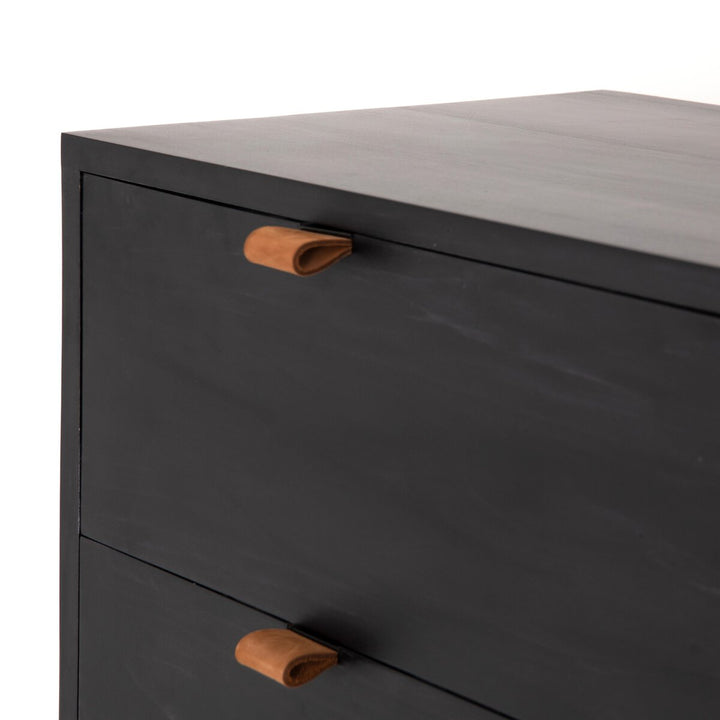 Troy 5 Drawer Dresser - Black Wash Poplar