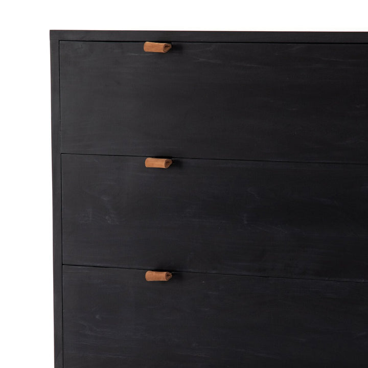 Troy 5 Drawer Dresser - Black Wash Poplar