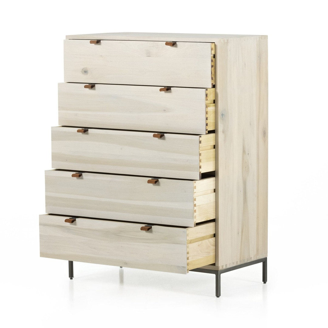 Troy 5 Drawer Dresser - Dove Poplar