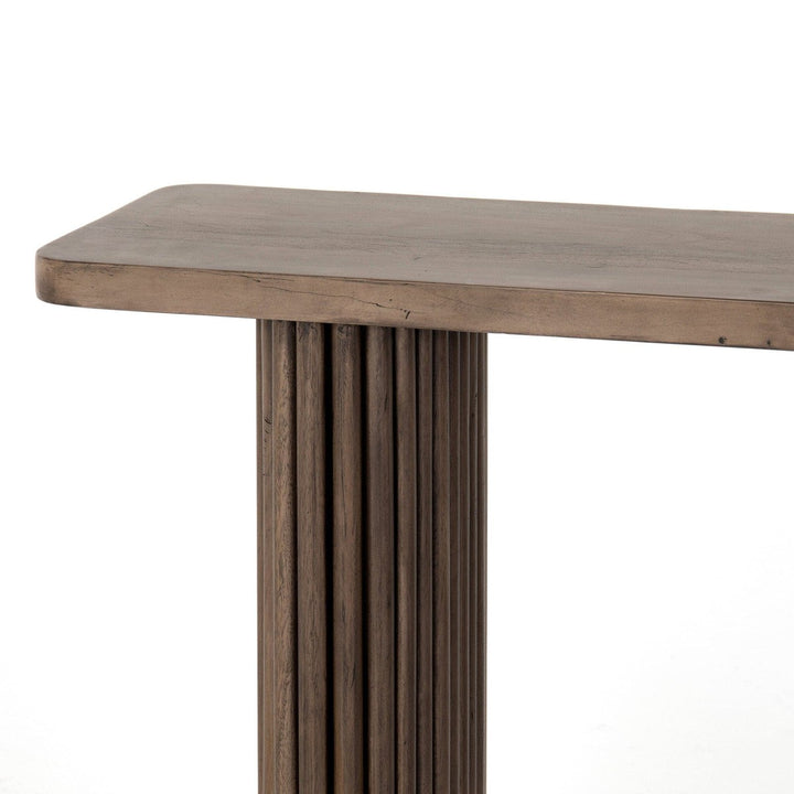 Russell Console Table - Reclaimed Ashen Brown