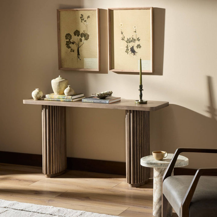 Daxton Console Table - Reclaimed Ashen Brown