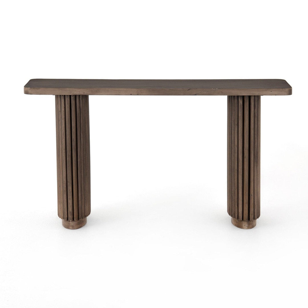 Russell Console Table - Reclaimed Ashen Brown